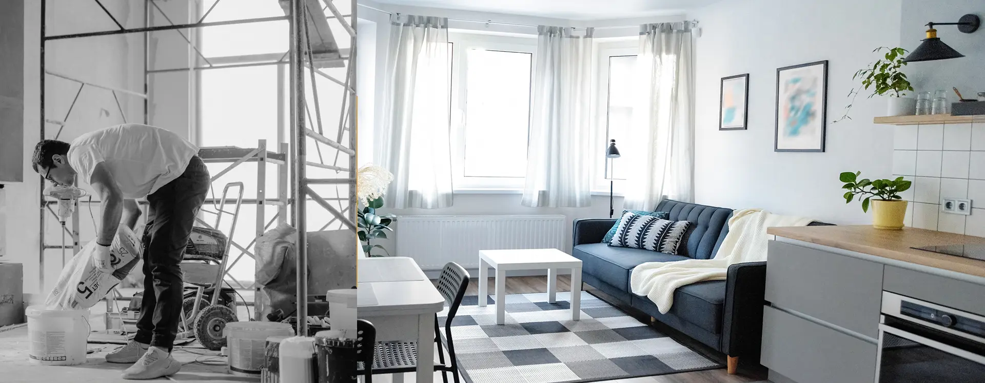 Appartement rénové via la loi Denormandie prêt à être loué